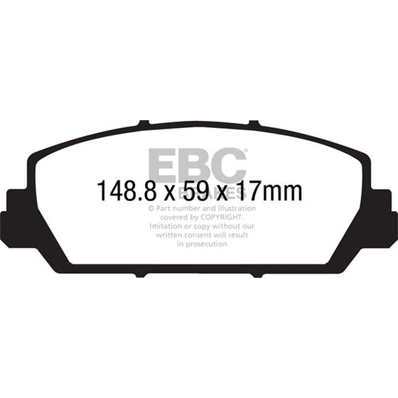EBC Ultimax OEM Replacement Brake Pads (UD1625)-4