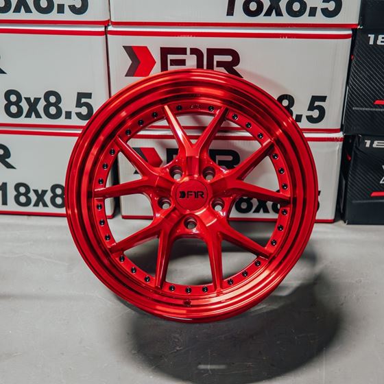 F1R F105 17x8.5 - Candy Red Wheel-4