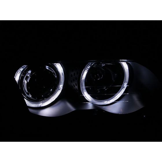 Anzo Projector Headlight Set w/Halo for 2001 BMW-2