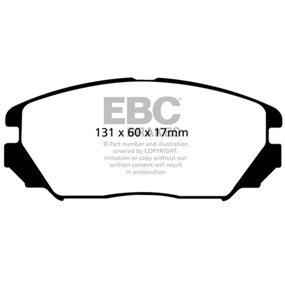 EBC Ultimax OEM Replacement Brake Pads (UD1125)-4