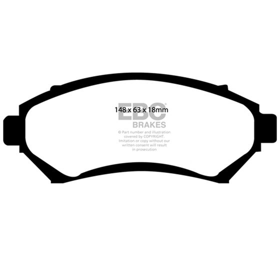EBC Ultimax OEM Replacement Brake Pads (UD699)-4