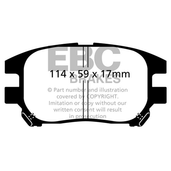 EBC Ultimax OEM Replacement Brake Pads (UD930)-4