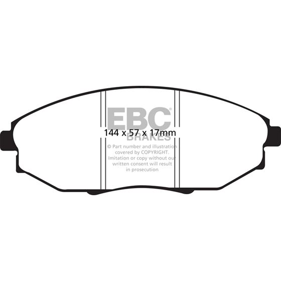 EBC Ultimax OEM Replacement Brake Pads (UD1031)-4