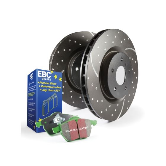 EBC S10 Kits Greenstuff 2000 and GD Rotors (S10-2