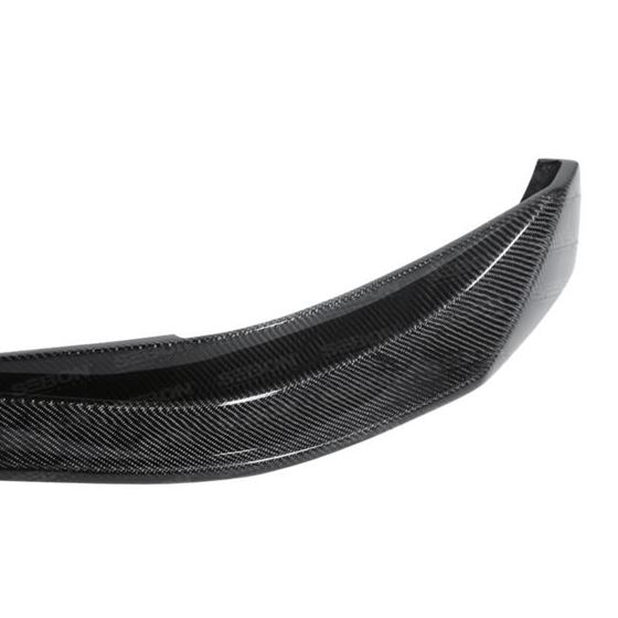 Seibon GT-style carbon fiber front lip for 2009-4