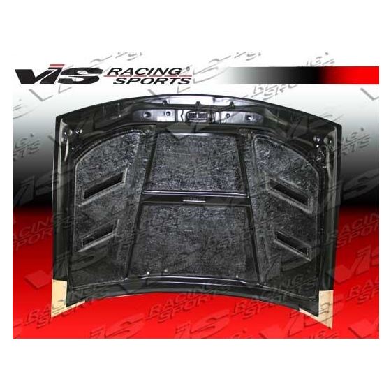 VIS Racing AMS Style Black Carbon Fiber Hood-2