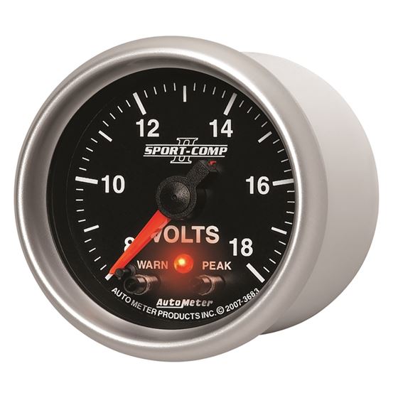 AutoMeter Sport-Comp II 2-1/16in Digital Voltome-2