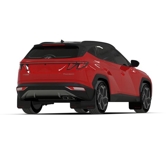 Rally Armor Black Mud Flap/Red Logo for 2021-20-2