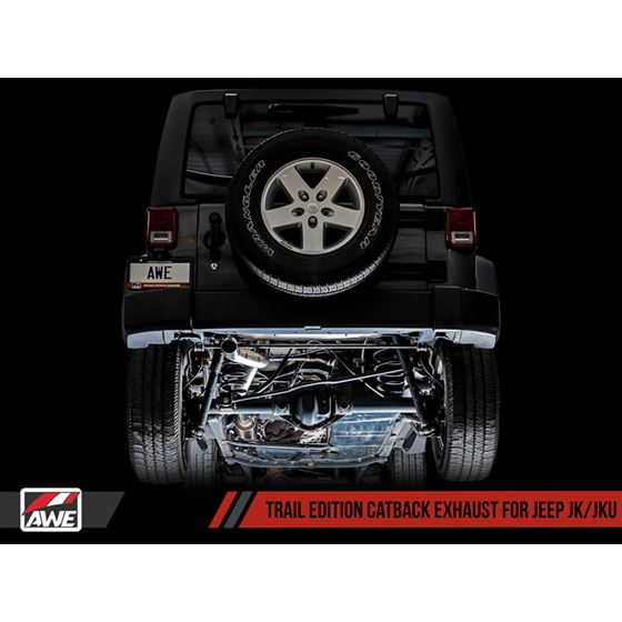 AWE Trail Edition Catback Exhaust for Jeep JK/J-4