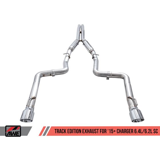 AWE Track Edition Exhaust for 15+ Charger 6.4 /-2