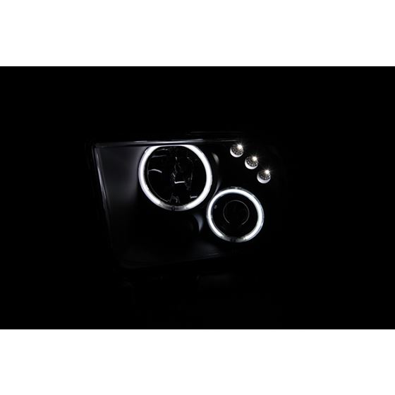 ANZO 2005-2009 Ford Mustang Projector Headlights-2