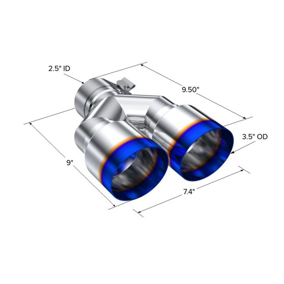 MBRP MBRP Armor Pro Exhaust Tip (T5171BE)-2