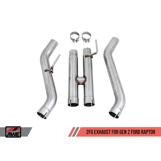 AWE 2FG Exhaust for Gen 2 Ford Raptor (Performa-4