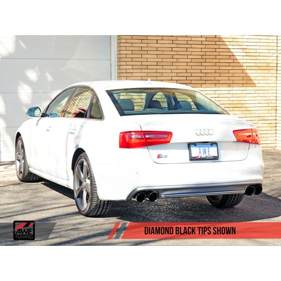 AWE Track Edition Exhaust for Audi C7 S6 4.0T -2