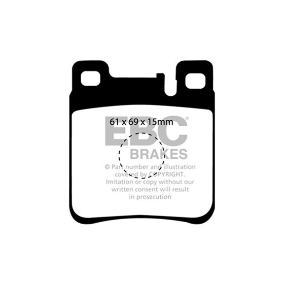 EBC Ultimax OEM Replacement Brake Pads (UD603)-4