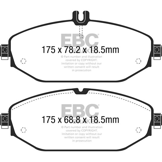 EBC Ultimax OEM Replacement Brake Pads (UD1794)-4