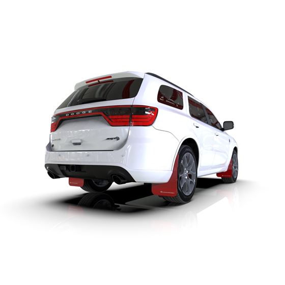 Rally Armor Black UR Mud Flap Red Logo for 2016-4