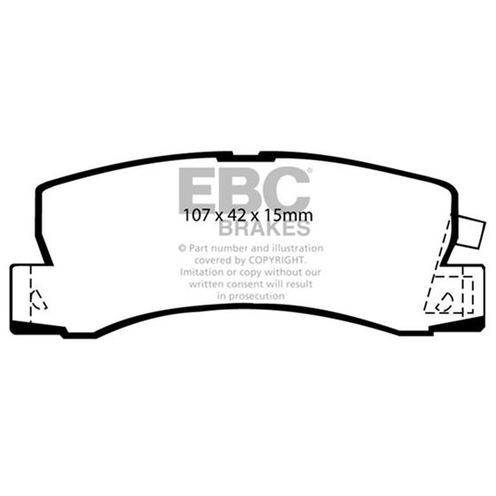 EBC Ultimax OEM Replacement Brake Pads (UD325)-4