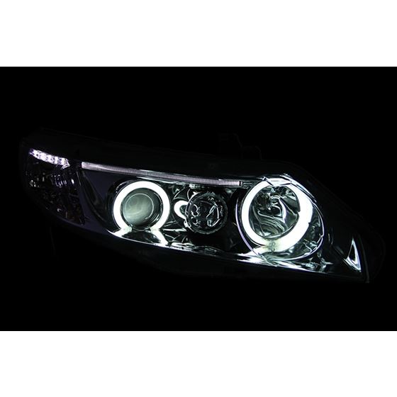 ANZO 2006-2011 Honda Civic Projector Headlights-2