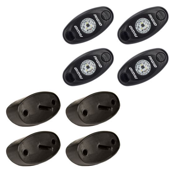 Rigid Industries Rock Light Kit- Amber (4 light-2