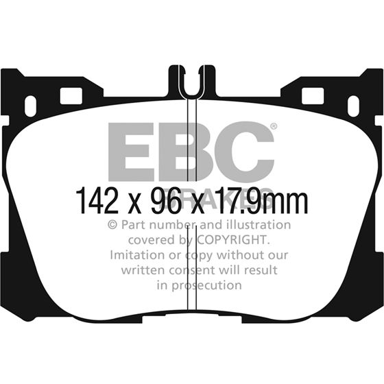 EBC Ultimax OEM Replacement Brake Pads (UD1871)-4
