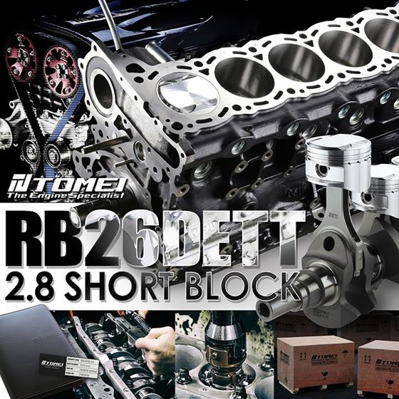 TOMEI SHORT BLOCK RB26DETT 2.8 FULL COUNTER STD-2