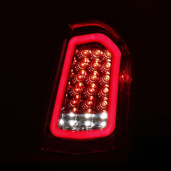 Anzo Tail Light Assembly; LED; w/ Chrome Sequent-2