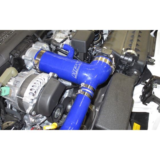 HPS Blue Reinforced Silicone Post MAF Air Intake-2