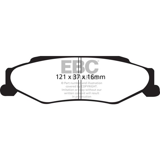 EBC Ultimax OEM Replacement Brake Pads (UD732)-4