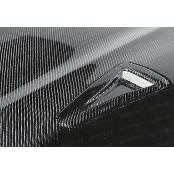 Seibon GTR-style carbon fiber hood for 2009-2014-4