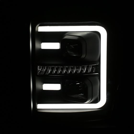 Anzo Projector Headlight Set; w/Plank Style Swit-2