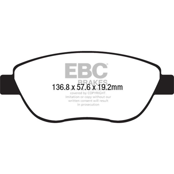 EBC Ultimax OEM Replacement Brake Pads (UD1778)-4