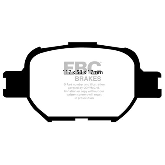 EBC Ultimax OEM Replacement Brake Pads (UD817)-4