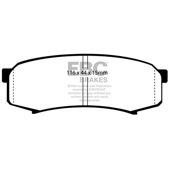 EBC Ultimax OEM Replacement Brake Pads (UD606)-4