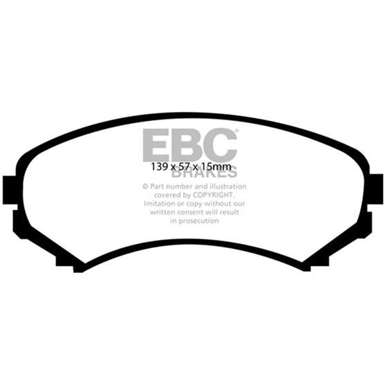 EBC Ultimax OEM Replacement Brake Pads (UD550)-4