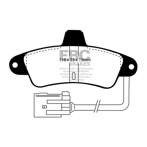 EBC Yellowstuff Street And Track Brake Pads (DP-4