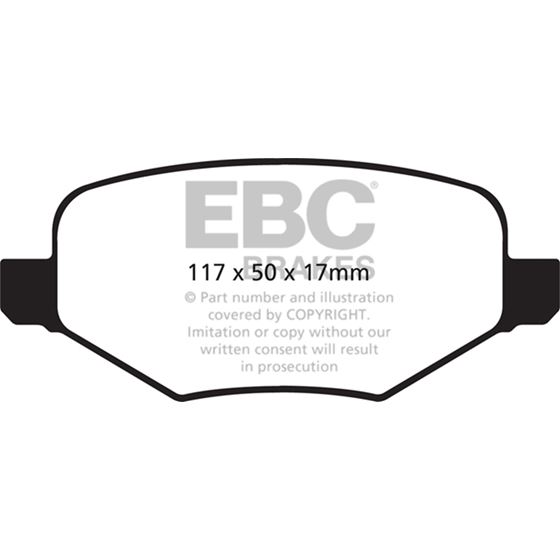 EBC Ultimax OEM Replacement Brake Pads (UD1377)-4