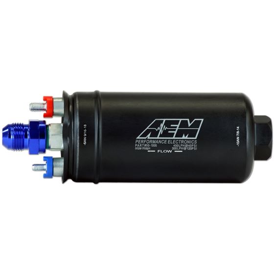 AEM 400LPH Inline High Flow Fuel Pump 400LPH40p-2