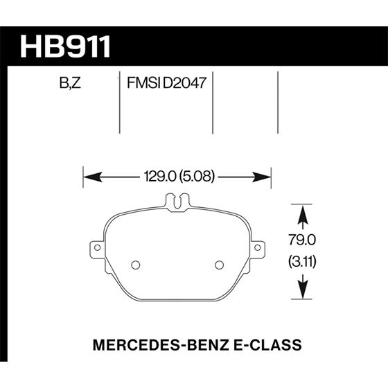 Hawk 17-18 Mercedes-Benz E43 AMG 4Matic 3.0L Pe-2