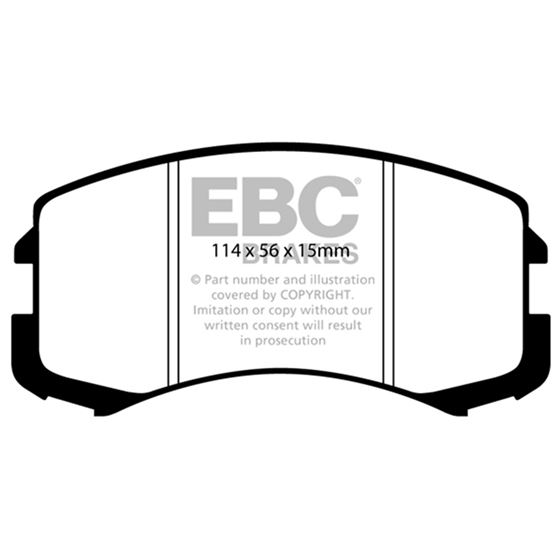 EBC Ultimax OEM Replacement Brake Pads (UD904)-4