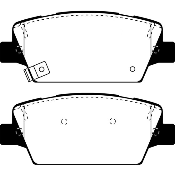 EBC Ultimax OEM Replacement Brake Pads (UD2050)-4