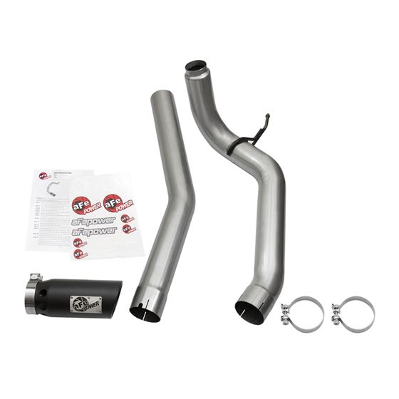 aFe Large Bore-HD 4 IN DPF-Back Stainless Steel-4