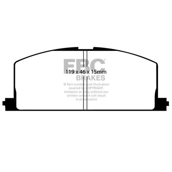 EBC Ultimax OEM Replacement Brake Pads (UD242)-4