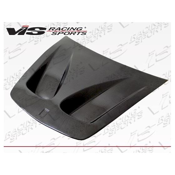VIS Racing GT Style Black Carbon Fiber Hood-4