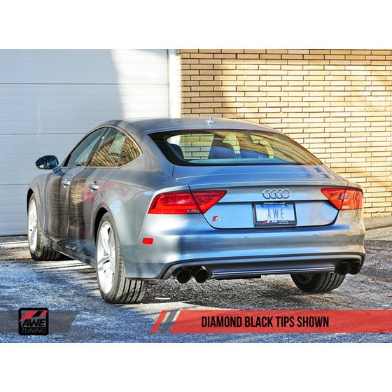 AWE Track Edition Exhaust for Audi C7 S7 4.0T -2