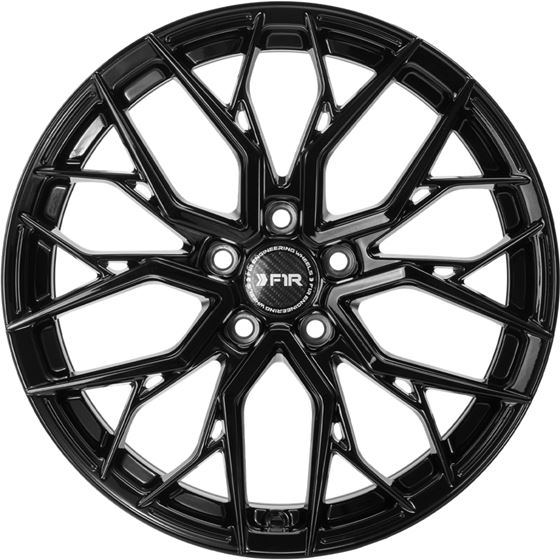 F1R FS3 18x9.5 - Gloss Black Wheel-2