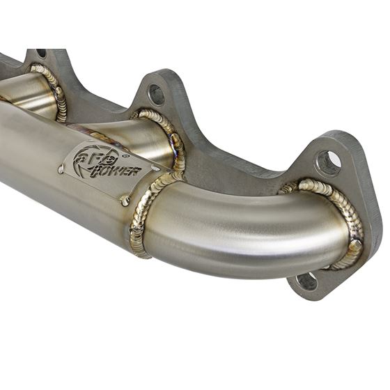 aFe Twisted Steel 304 Stainless Steel Header w/-2