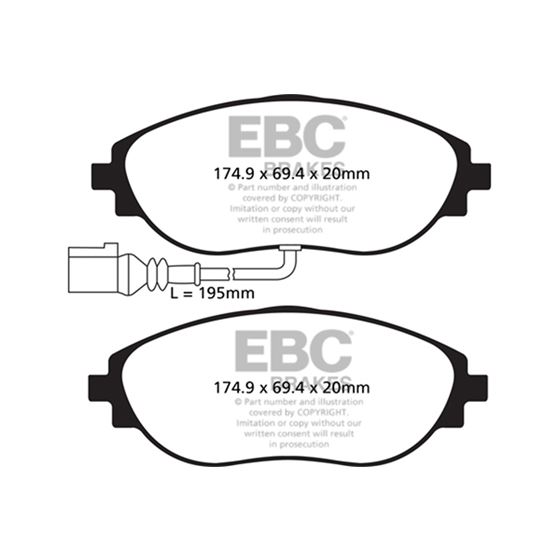 EBC Bluestuff NDX Full Race Brake Pads (DP52127-4