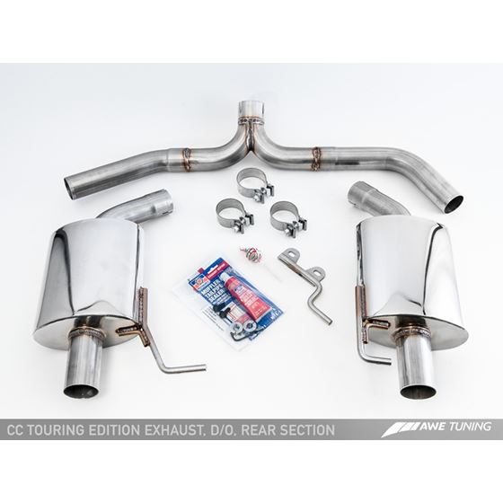 AWE Touring Edition Exhaust for VW CC 2.0T - Du-4