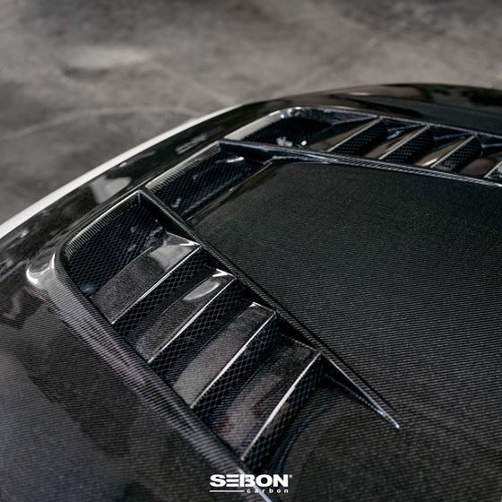 Seibon TV-Styler Double Side Carbon Fiber Hood-2